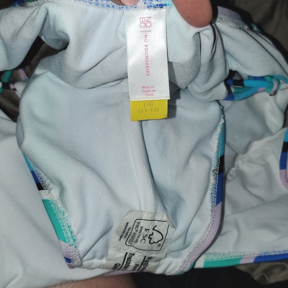 One piece ties up side swim suit - Picture 4 of 4